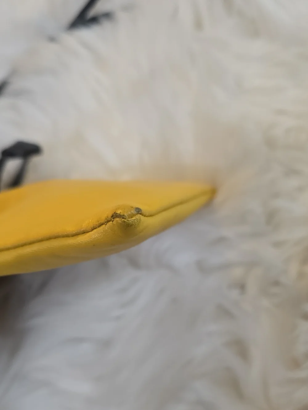 Fendi Yellow Drawstring Mini Pouch - Picture 10 of 17